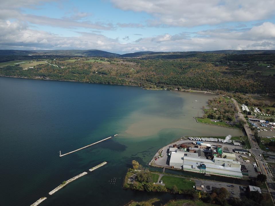 Seneca Lake after a good rain taken by Patrick Tomassi